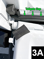 FIG 3A lower sidewall piece and lower tailgate piece